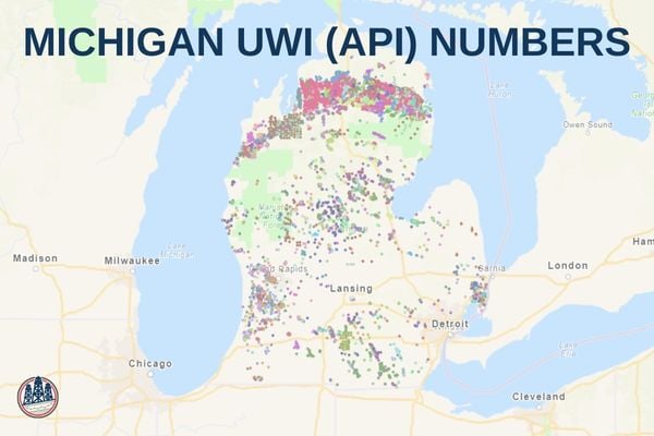 Michigan UWI (API) Numbers